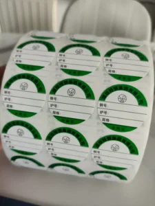 Color Printed Printable Self-Adhesive Thermal Paper Labels Heat-Sensitive Food-Use Adhesive Stickers Chemical Eco-Friendly