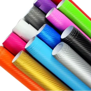 Colorful 3D 4D 5D 6D Carbon Fiber Car Wrap Vinyl Roll