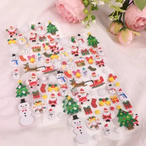 Colorful Cartoon 3D Puffy Stickers, Adhesive Kawaii Decals