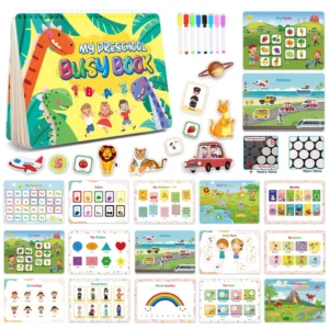 Colorful Children’s Educational Tear-and-Stick Flip Book for Early Education