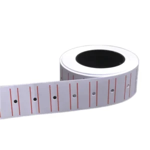 Colorful Custom Logo Adhesive Paper Shrink Label Sticker with Barcode and Stamped Design for Industrial Packaging Price Tags