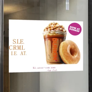 Commercial Removable Vinyl Window Decals for Storefront Ads Office Branding