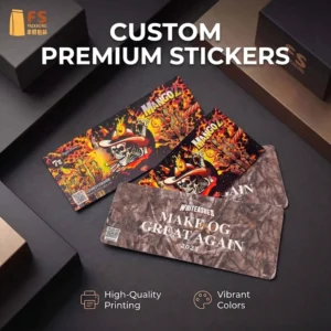Company Logo Self-Adhesive Vinyl Cartoon Stickers, Multiple Designs, Pack