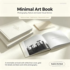 Competitive Price Glossy Art Paper Book Printing Custom Linen Casebound Hardcover Landscape Picture Album Photo Book Print