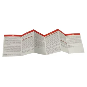 Competitive Price OEM Offset Printing Writing Paper Flyers Brochures Instruction Manual for Packaging