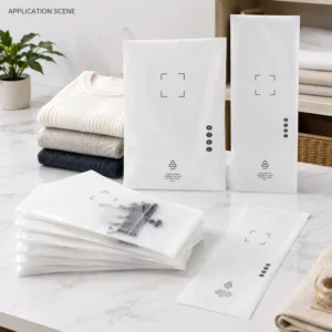 Compostable Self-Adhesive PE HDPE Envelope Bags with Zip Lock Closure for Packaging