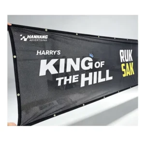 Construction Site Outdoor Polyester Fabric Event Fencing Mesh Banner