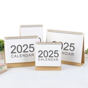 Cool-color Special Edition Custom Color & Printing Table Calendar with Film Lamination A5 Size Promotional Use Custom Logo