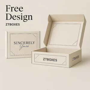 Corrugated Personalized Small Black and Pink Mailer Gift Shipping Boxes for Small Business