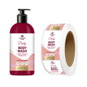 Cosmetics UV-Printed Waterproof Bottle Labels for Skincare Packaging