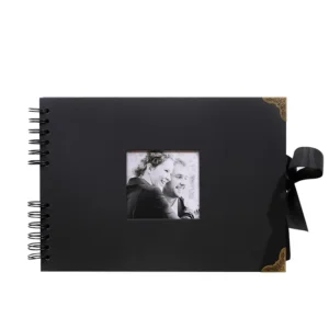 Craft DIY 8 Inch Case-Bound Transparent Customizable UV-Varnished Photo Scrapbook Album