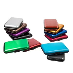 Cross-border Spot Aluminum Alloy Digital UV Printing Credit Card Holder Business Card Box RFID Anti-theft Swipe Fashion Coin