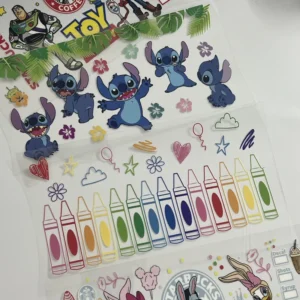 Crystal Film Cold Transfer UV DTF AB Crystal Printer Film 60cm*100m