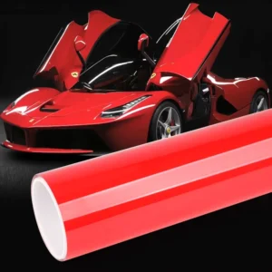 Crystal Red Car Film Paint Protection Color Film PVC Car Body Stickers
