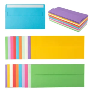 Custom #10 Security Business Envelopes, Self-Sealing, 4-Color CMYK Process, Custom Logo, Office Checks and Invoices, 4.125 x 9.5