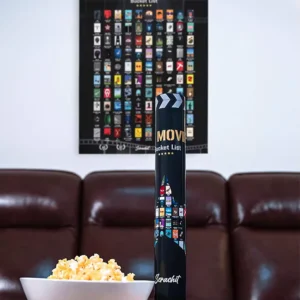 Custom 100 Movies Bucket List Screen Printed Scratch Off Poster