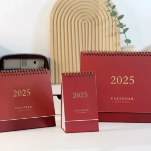 Custom 12-Month Planner Cover and Table Desk Calendar