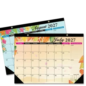 Custom 12-Month Wall Calendar Digital Printing Paper Desk Calendar