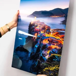 Custom 12×18 Inch Gloss White Sublimation Metal Prints A3 A4 Aluminum Sheet Display Floating Artwork Wall Decorative