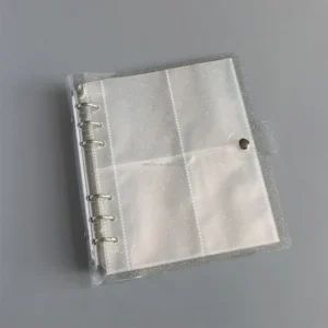 Custom 200-Pocket PVC Glitter Photo Album for 4×6-Inch Photos and Postcards with Transparent Pages