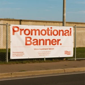 Custom 200gsm PVC Mesh Vinyl Banner, Waterproof UV-Resistant, Portable, 6ft for Conventions