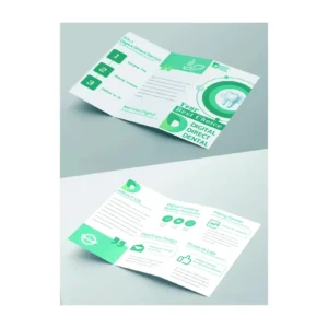 Custom 200gsm Trifold Business Brochure Booklet, Hardcover Color Printing