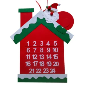 Custom 24-Day Felt Wall Advent Calendar for Kids