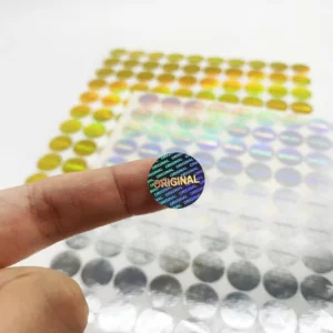 Custom 2D Single-Use Hologram Security and Warranty Laser Stickers