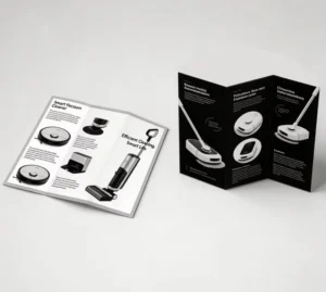 Custom 3 Foldout Brochure Catalogue Pamphlet for Small Business Paperboard Printing