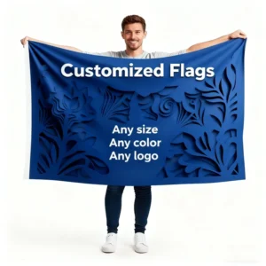 Custom 3 x 5 ft 100% Polyester Football Sports Flag for Advertising or Fan Use