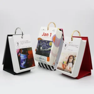 Custom 365-Day Calendars Office Home Perpetual Daily Table Desk Mini Calendar
