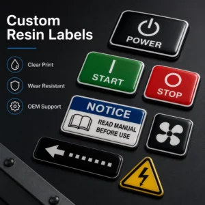 Custom 3D Embossed Gel Labels Soft Plastic Logo Epoxy Resin Domed Stickers