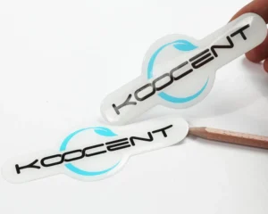 Custom 3D Epoxy Raised Flag Sticker Waterproof Round Design with Silk Screen Printing