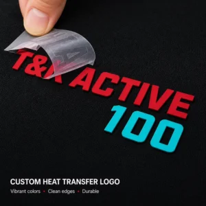 Custom 3D High-Density Silicone Heat Transfer Vinyl Garment Labels for Clothing