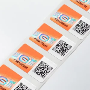 Custom 3D Hologram Serial Number QR Code Holographic Security Labels
