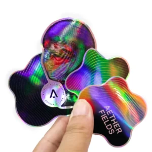 Custom 3D Holographic Vinyl Die-Cut Stickers Laser UV Printing Waterproof Car Decals 500pcs MOQ