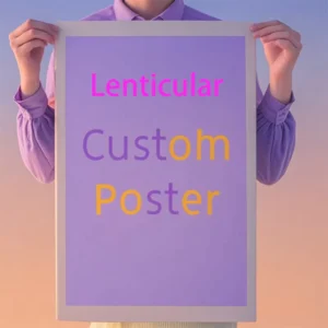 Custom 3D Lenticular Comic Anime Poster