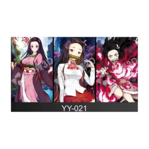 Custom 3D Lenticular Flip Anime Poster with Waterproof PET Material for Home Decoration 40LPI 50LPI 75LPI Resolution