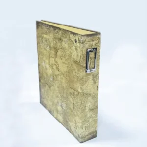Custom 3D PU Cloth Cover Scrapbook Photo Album with Photo Storage