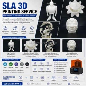 Custom 3D Plastic Mold SLA SLS 3D Printing ABS Nylon PLA Rapid Prototyping Service
