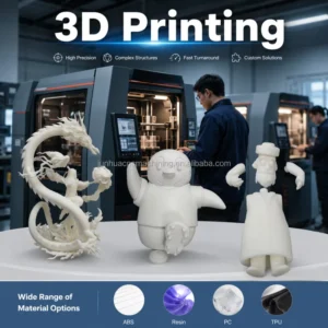 Custom 3D Printing Service Metal Plastic Resin Prototype Parts FDM SLA SLM
