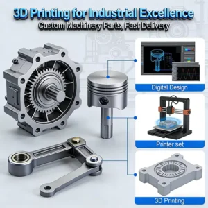 Custom 3D Printing Service Rapid Prototyping Functional Testing Low-Volume Production Engineering Plastics