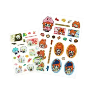 Custom 3D Puffy Vinyl Stickers Printed Adhesive Decorative Stickers for Holiday Decoration and Promotional Gifts
