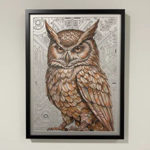 Custom 3D Relief Printing Art Prints Poster Aluminum Metal Hardboard Raised Pattern Textured Collection Decor Display Exhibition
