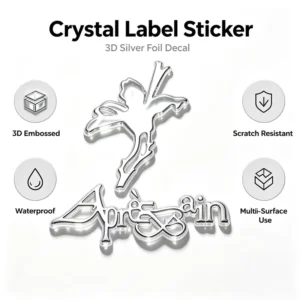 Custom 3D Resin Dome Epoxy Stickers with Adhesive
