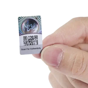 Custom 3D Scratch-Off Hologram Security Labels with Serial Numbers