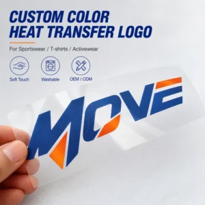 Custom 3D Silicone Heat Transfer Labels for Clothing