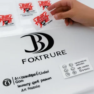 Custom 3D Silicone Logo Heat Transfer Sticker for Clothes