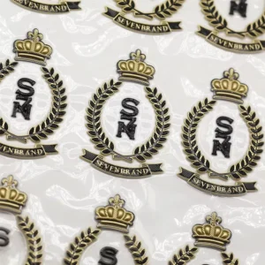 Custom 3D Silicone Rubber Raised Logo Heat Transfer Stickers
