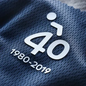 Custom 3D Silver Silicone Logo DTF Iron-on Heat Transfer Stickers for Clothes